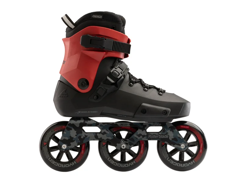 Twister 110 Zwart/Rood - Tri Skates