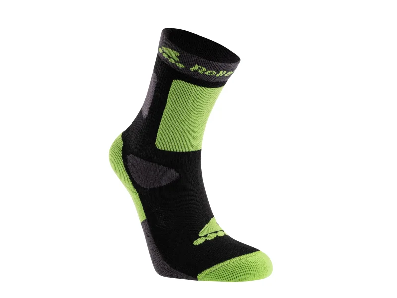 Kids Skate Socks Black/Green - Skate Sokken