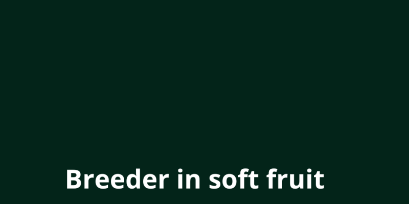 Successfully represented the interests of soft fruit breeder
