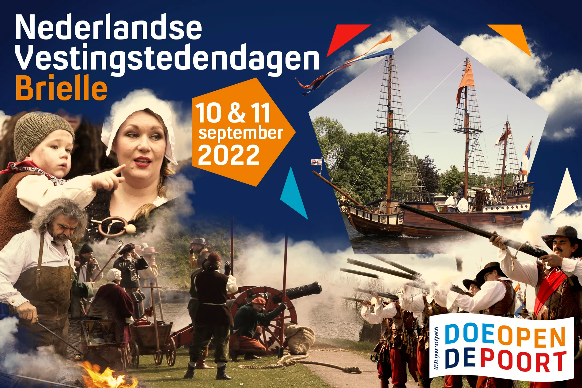 Nederlandse Vestingstedendagen 10 en 11 september in Brielle!
