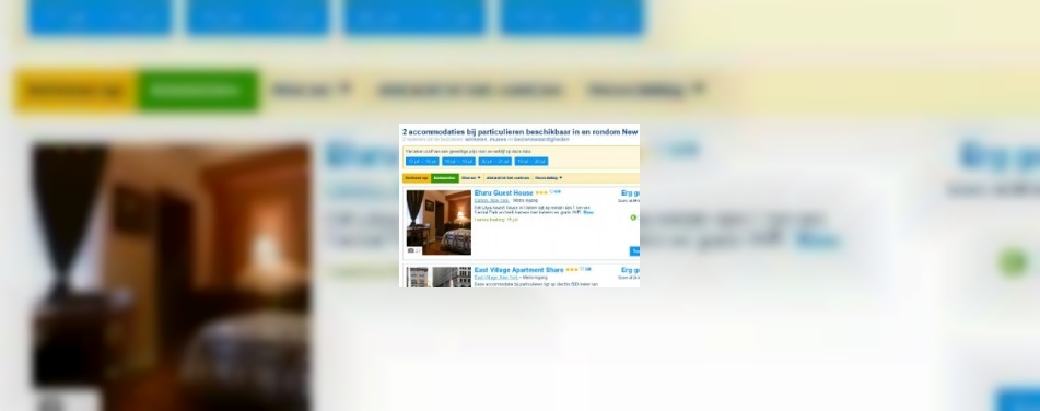 Booking.com biedt particuliere accommodaties