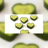 Hartvormige komkommers als presentje