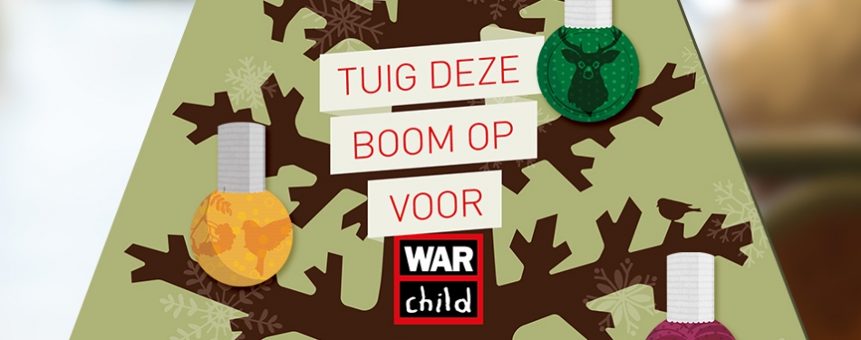 Jarig Bagels & Beans tuigt kerstboom op voor War Child