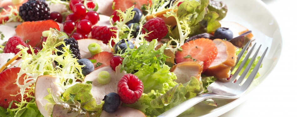 Salade met fruit