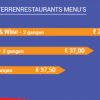 Vanaf €5,45 per gang dineren bij een sterrenrestaurant