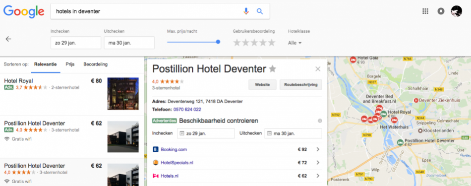 Hoteliers.com wordt partner van Google Hotel Ads