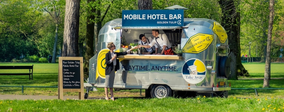 Golden Tulip Hotels komt met mobiele hotelbar