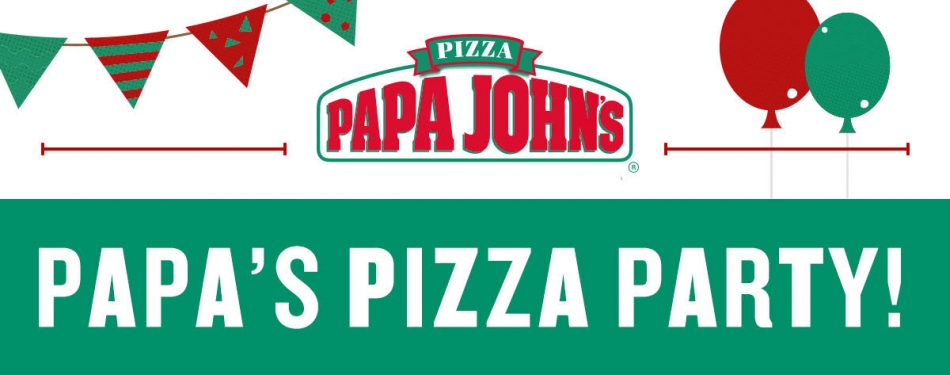Papa John’s viert 1-jarig bestaan met Pizza Party