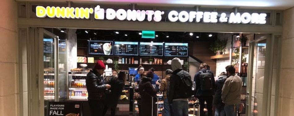 Dunkin’ Donuts opent in samenwerking met NS filiaal Amsterdam Centraal