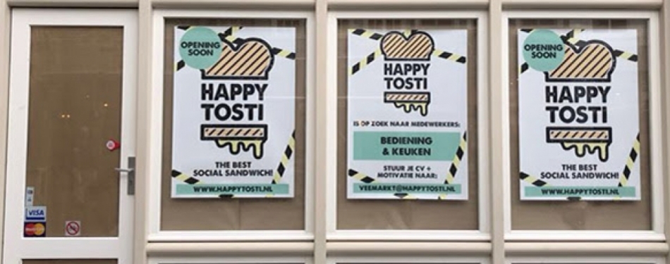 Happy Tosti opent vestiging in Deventer