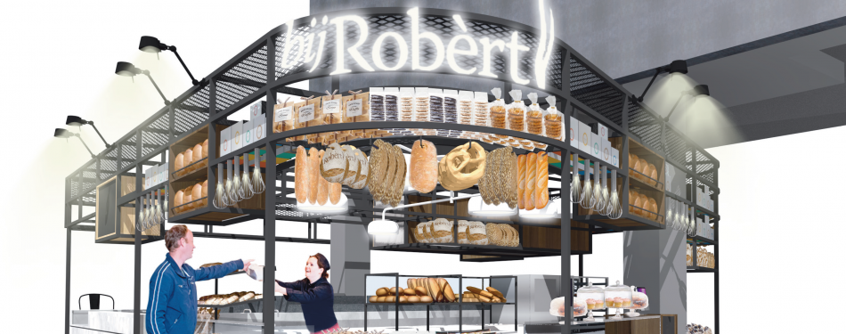 Robèrt van Beckhoven opent bakkerij en kiosk in winkelcentrum