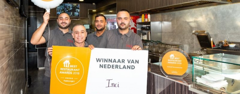 Inci uit Rotterdam verkozen tot beste bezorgrestaurant van Nederland
