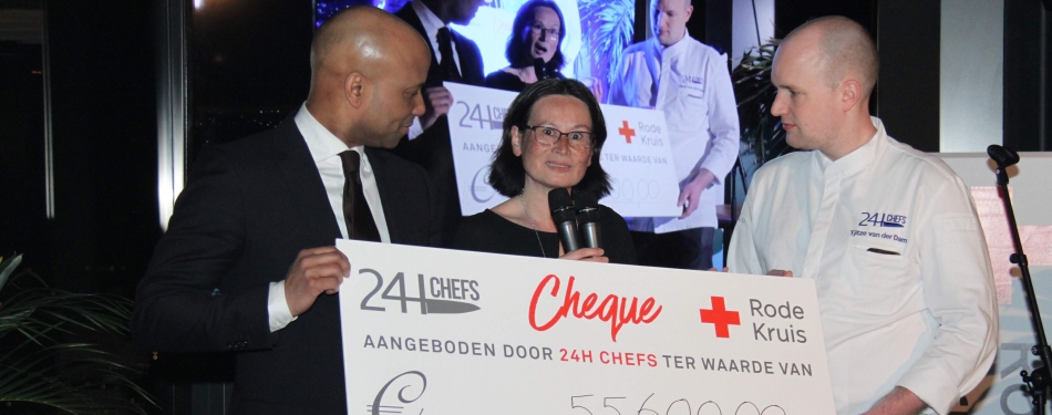 24H Chefs haalt 55.600 euro op voor het Rode Kruis