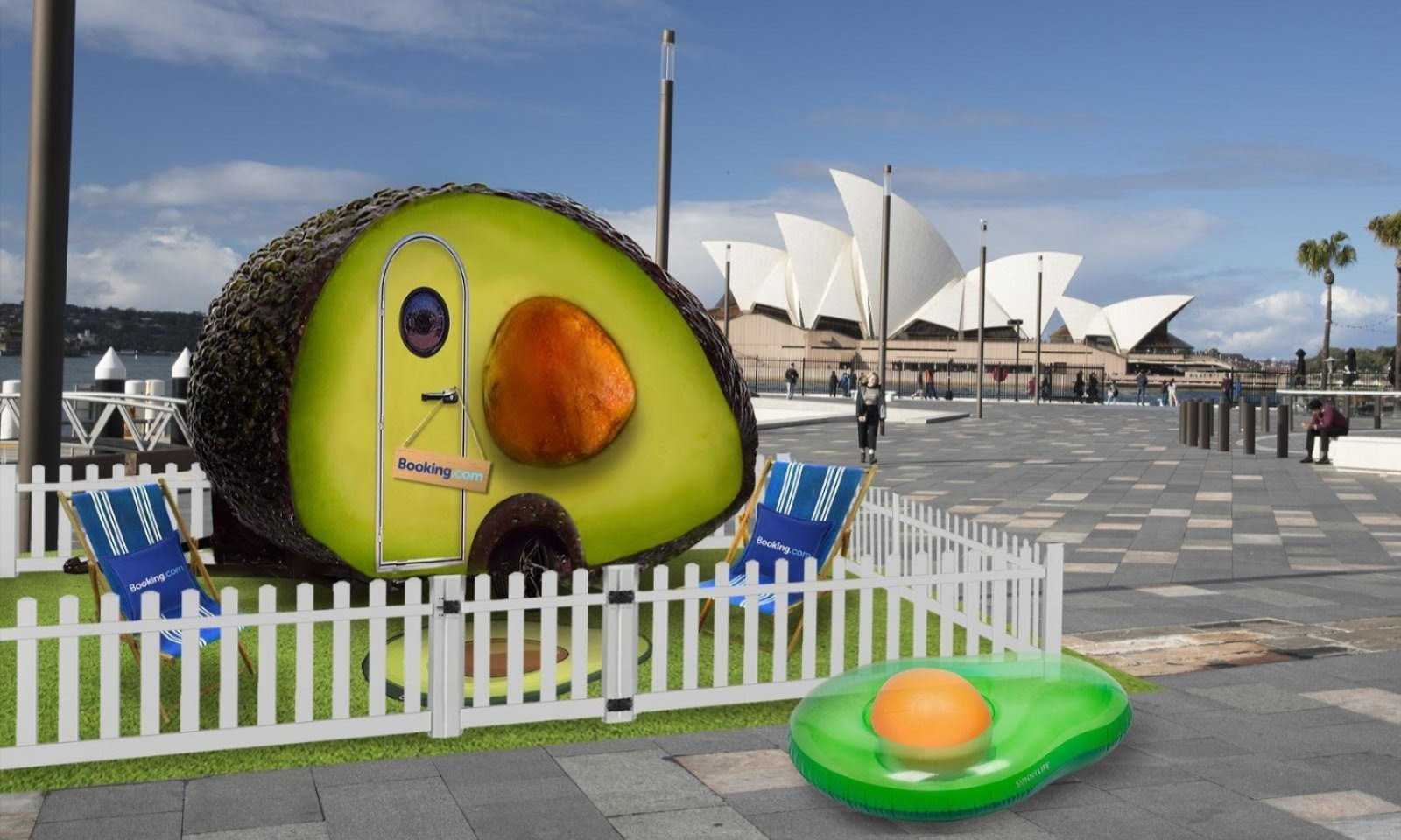 Booking.com creëert de Avo-Condo, ‘s werelds eerste avocado-vormige accommodatie