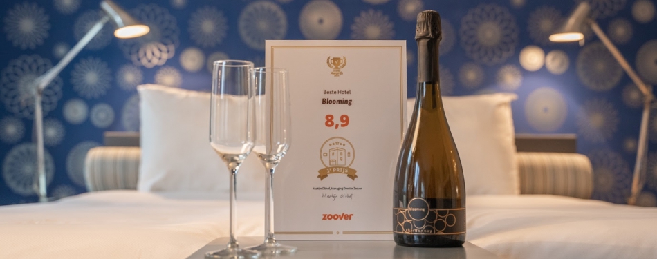 blooming hotel wint de Zoover Award voor beste hotel van Nederland