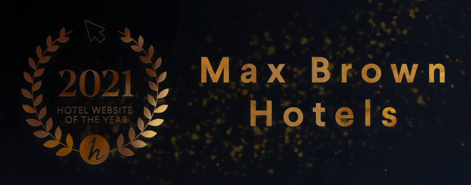 Max Brown Hotels winnaar 'Hotel Website of the Year 2021'