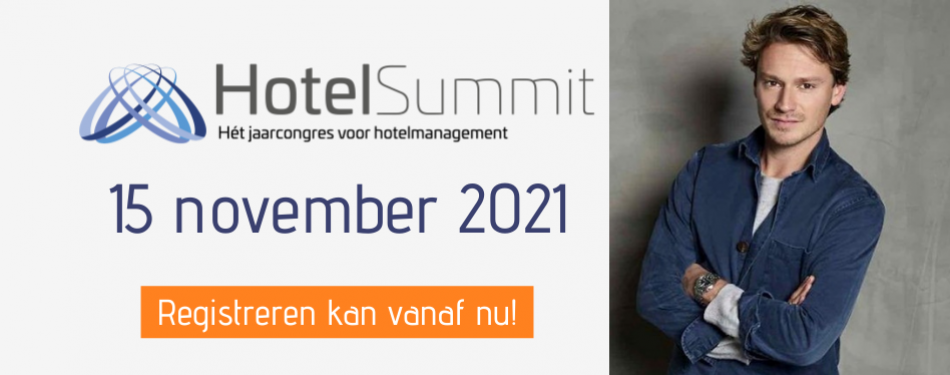 HotelSummit 2021: inschrijving geopend en dagvoorzitter bekend