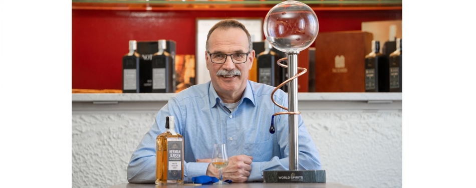 Distilleerderij Herman Jansen pakt prestigieuze prijzen op World Spirits Award