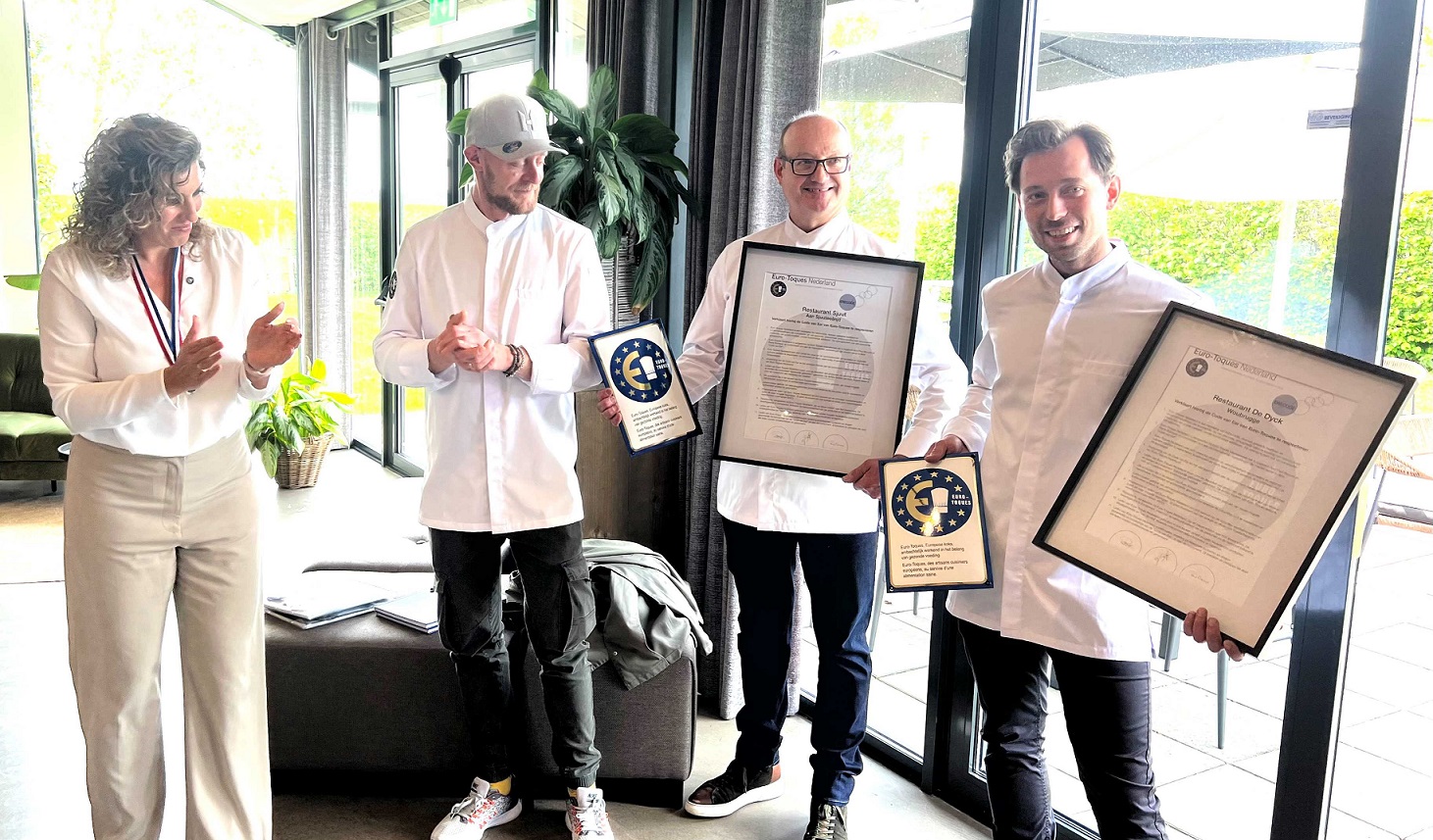 Unieke Euro-Toques lunch van drie Groene Michelin Sterrenchefs groot succes