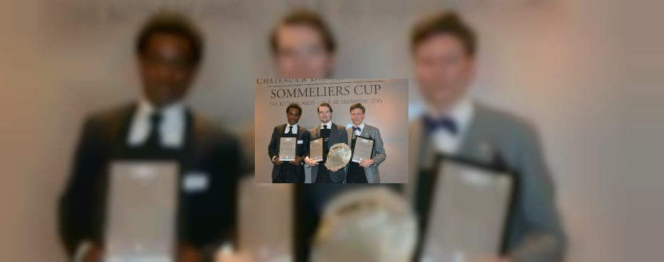 Romain Bourger wint Sommeliers Cup 2015