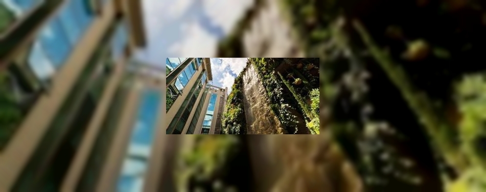 Grootste verticale tuin ter wereld bij hotel
