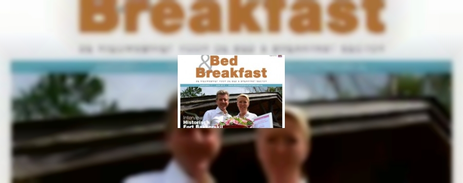 Voor jou: de nieuwe Bed & Breakfast!