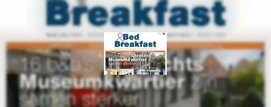 Hij is er: De nieuwe Bed & Breakfast!