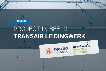 Transair project bij Marbo Used Clothing