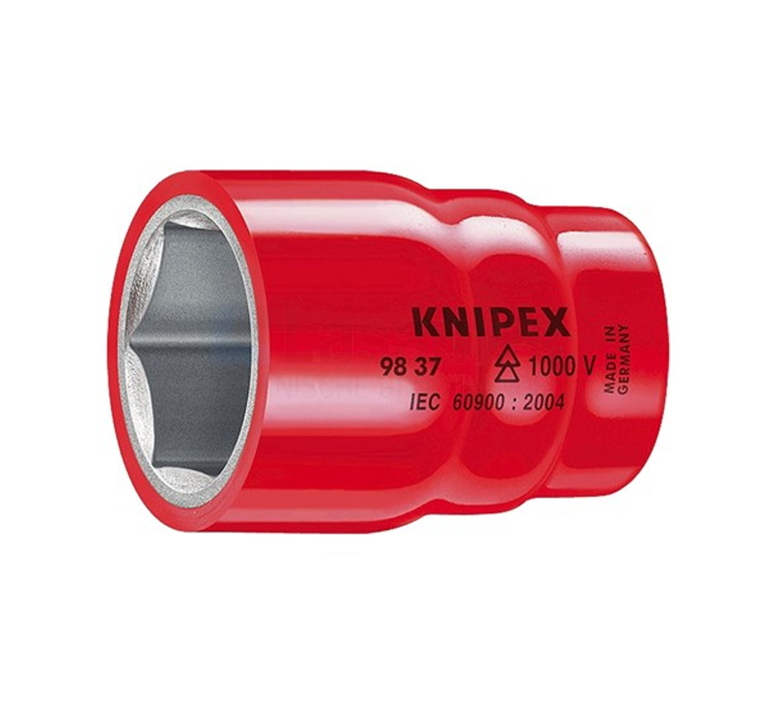 Knipex 983713 VDE Dopsleutel - Zeskant - 13mm - 3/8" (L=45mm) 1