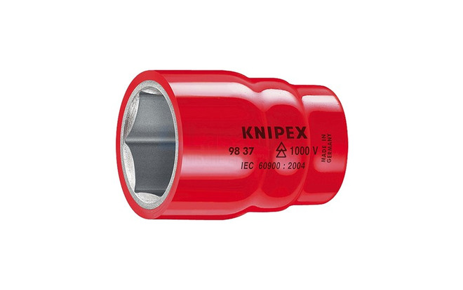Knipex 983713 VDE Dopsleutel - Zeskant - 13mm - 3/8" (L=45mm)