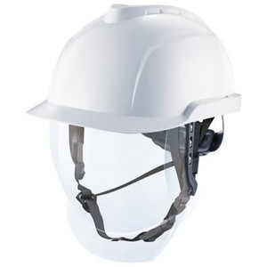 MSA VDE helm met ingebouwd gelaatscherm opklapbaar 1