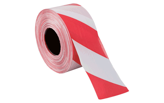 LIBILÉ Afzetband rood - wit extra sterk 500 meter