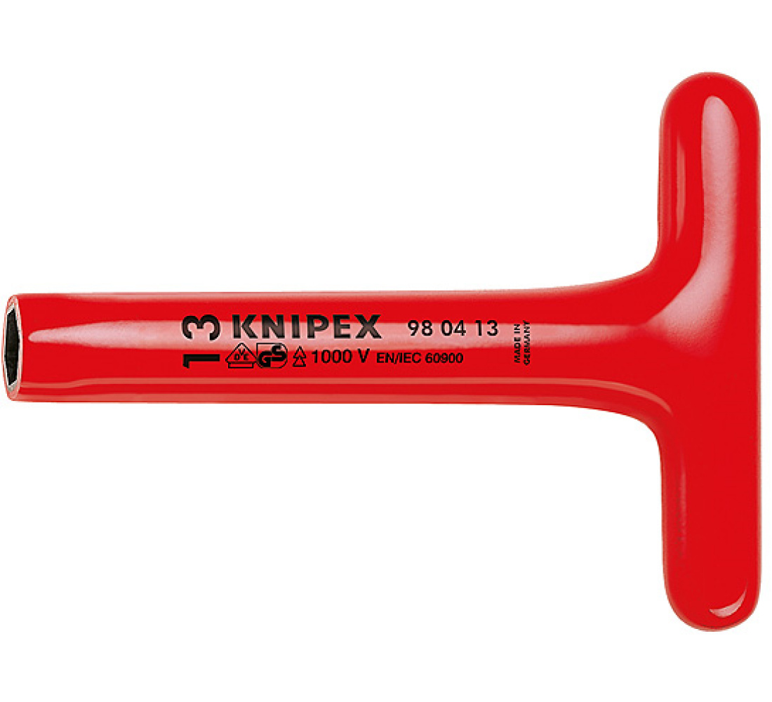 Knipex VDE 980410 Dopsleutel 10mm met T-greep 200mm 1