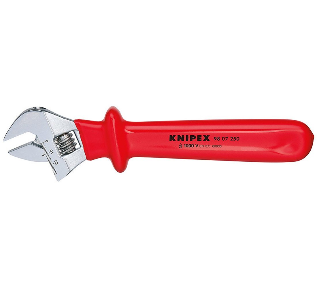 Knipex 9807250 VDE Verstelbare schroefsleutel 260 mm-30 mm 1000V 1