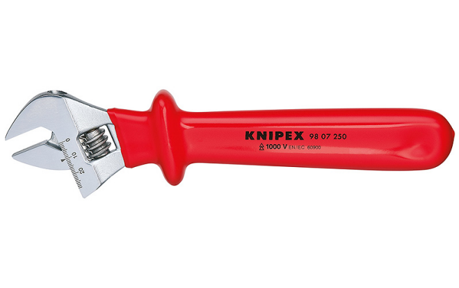 Knipex 9807250 VDE Verstelbare schroefsleutel 260 mm-30 mm 1000V