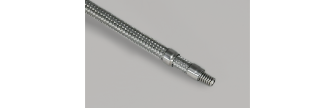 Mechanical stainless steel hose