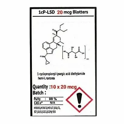 Microdose - 1cP-LSD blotters Microdose (10x 20mcg)
