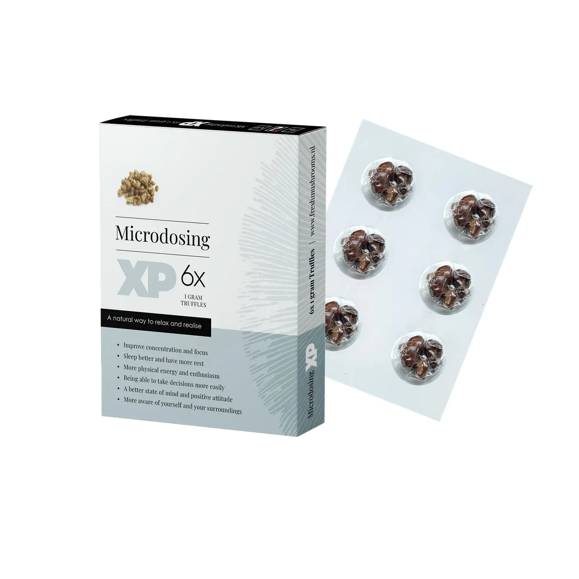 Microdose - Microdosering XP truffels pack (6x1g) 