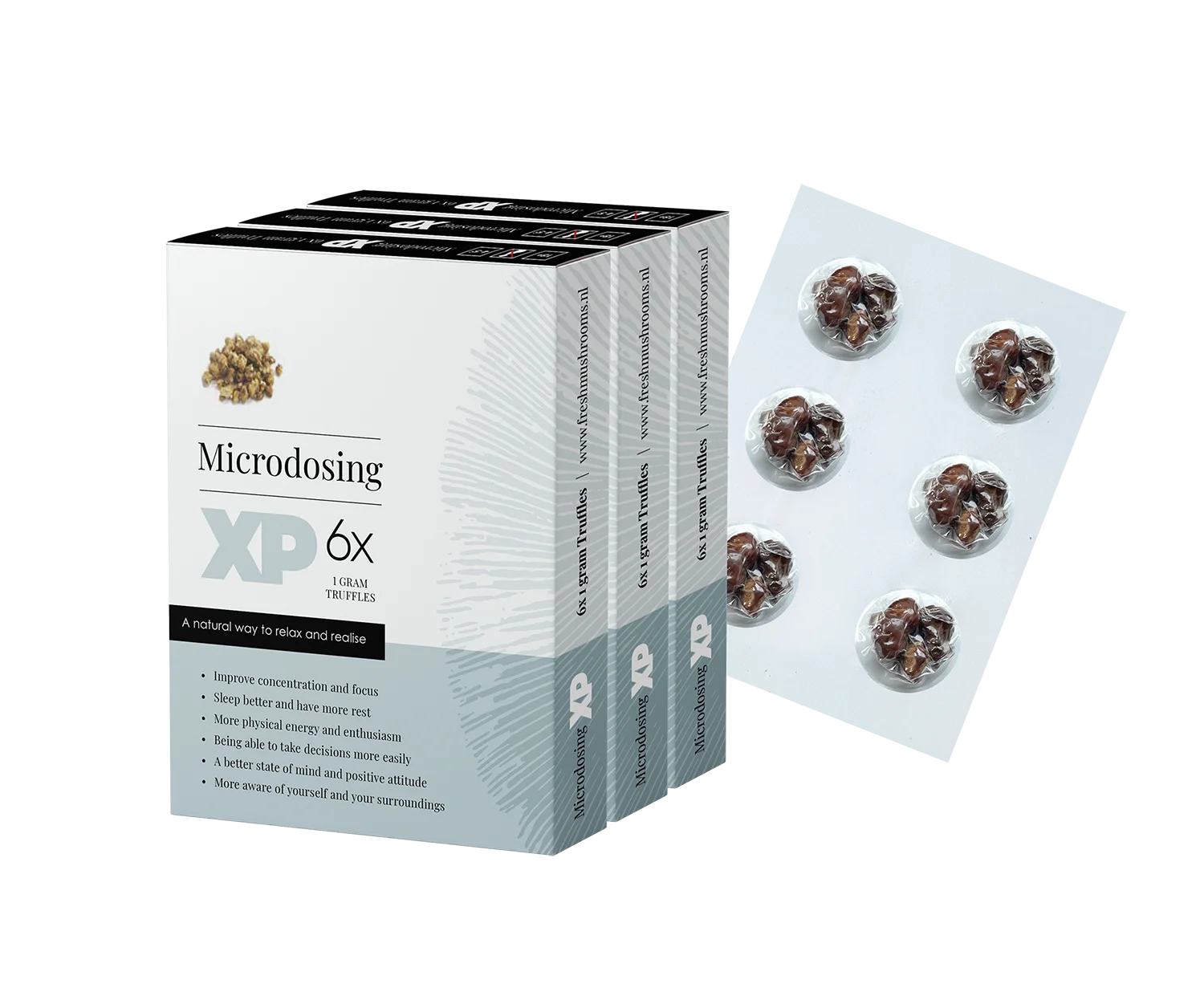 Microdose - 3x Microdosering XP truffels pack (18x1g)