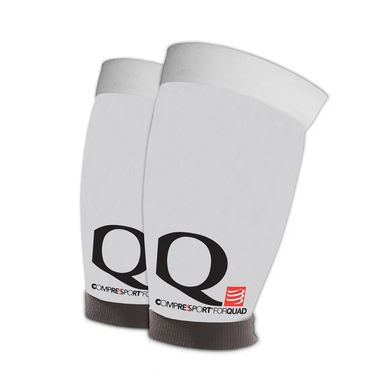 Compressport - Quad sleeves compressietubes bovenbeen in Wit, maat 2