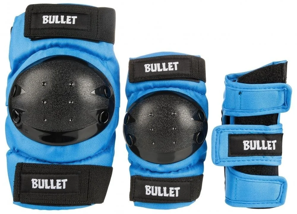 Safety Gear Kids Blue-Blauw (3pack) Protectie