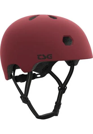 Meta Solid Satin Oxblood Skate Helm