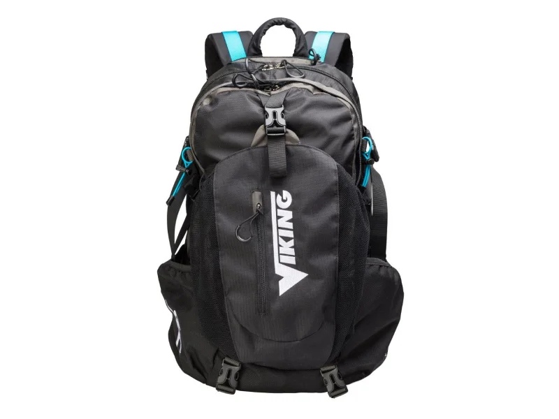 Backpack Black/White/Blue - Rugtas 