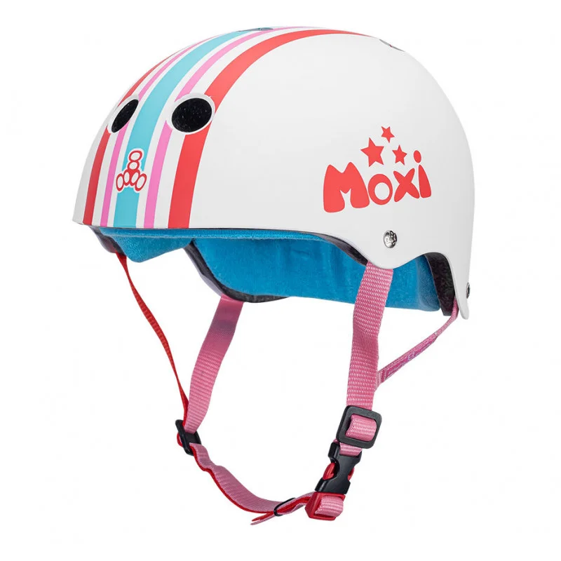 The Certified Sweatsaver Moxi Stripey Skate Helm