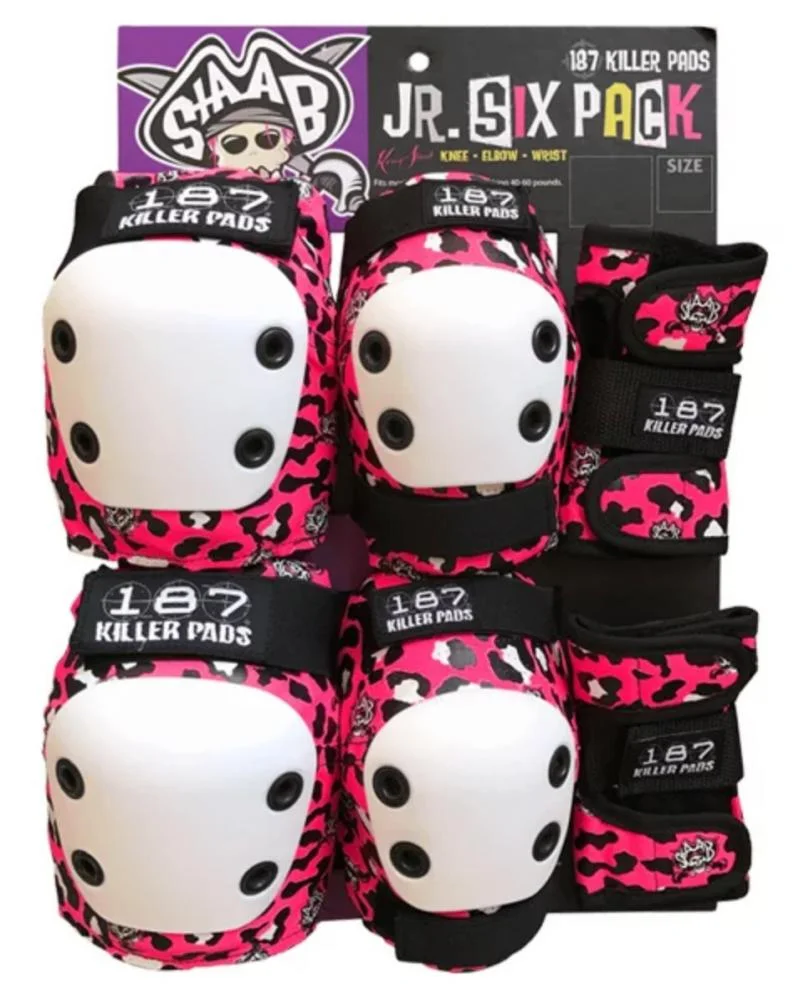Junior Six-Pack Pad Set Staab Pink - Protectie