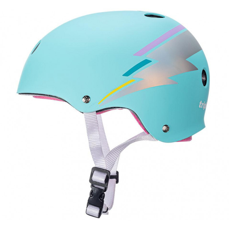 The Certified Sweatsaver Helmet Teal Hologram - Skate Helm