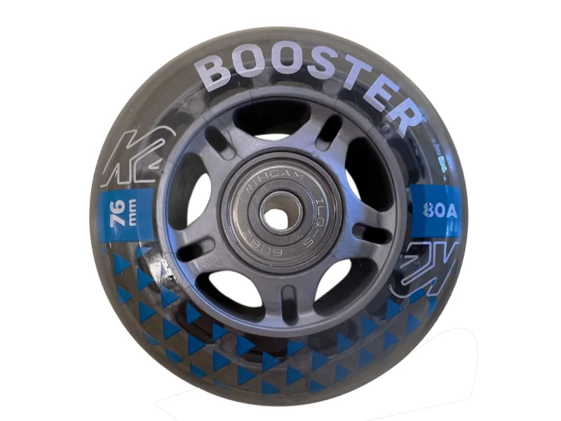 76mm Wheels & Bearings Booster 8 Pack - Skate Wielen
