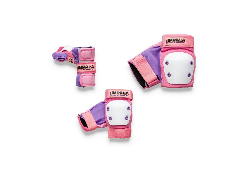 Junior Protective 3 Pack Pink/Purple - Protectie