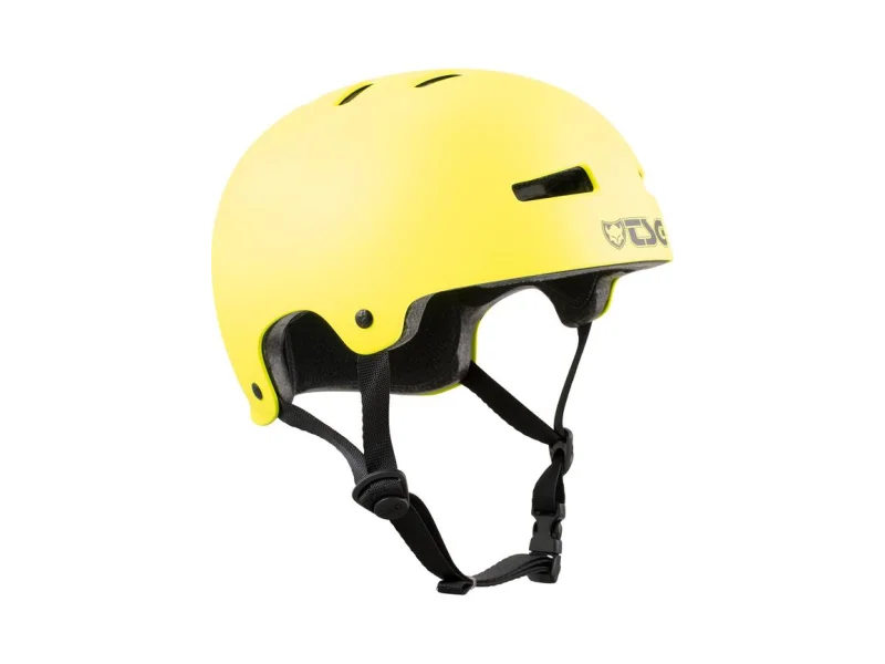 Evolution Solid Color Satin Acid Yellow - Skate Helm