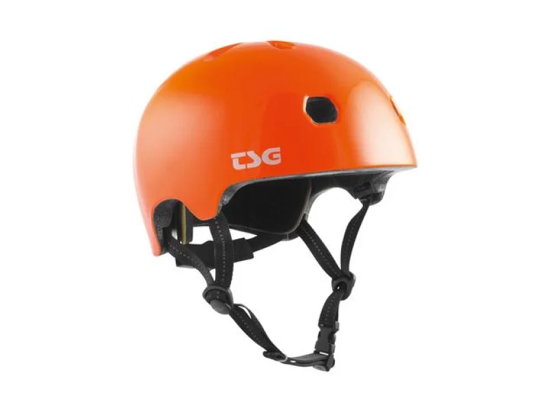 Meta Solid Gloss Orange - Skate Helm